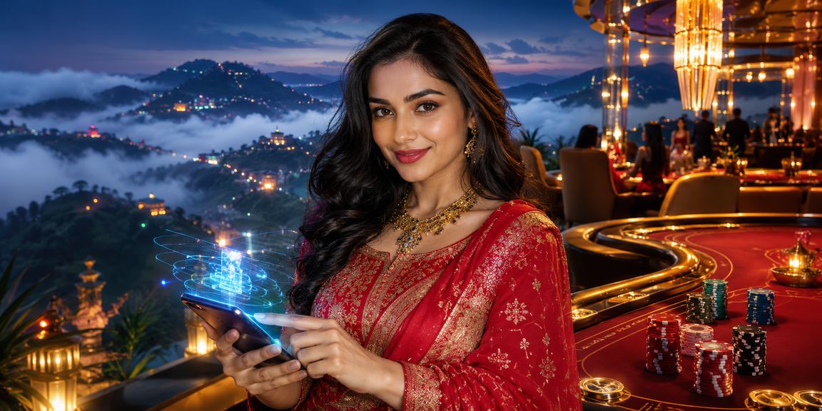 বান্দরবানে বাকারাট গেম খেলছেন একজন বাংলাদেশি মডেল