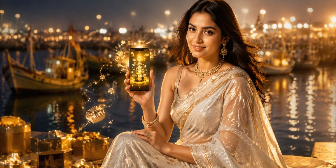 কক্সবাজারে স্মার্টফোনে ডিপোজিট করছেন একজন সচেতন বাংলাদেশি নারী ব্যবহারকারী