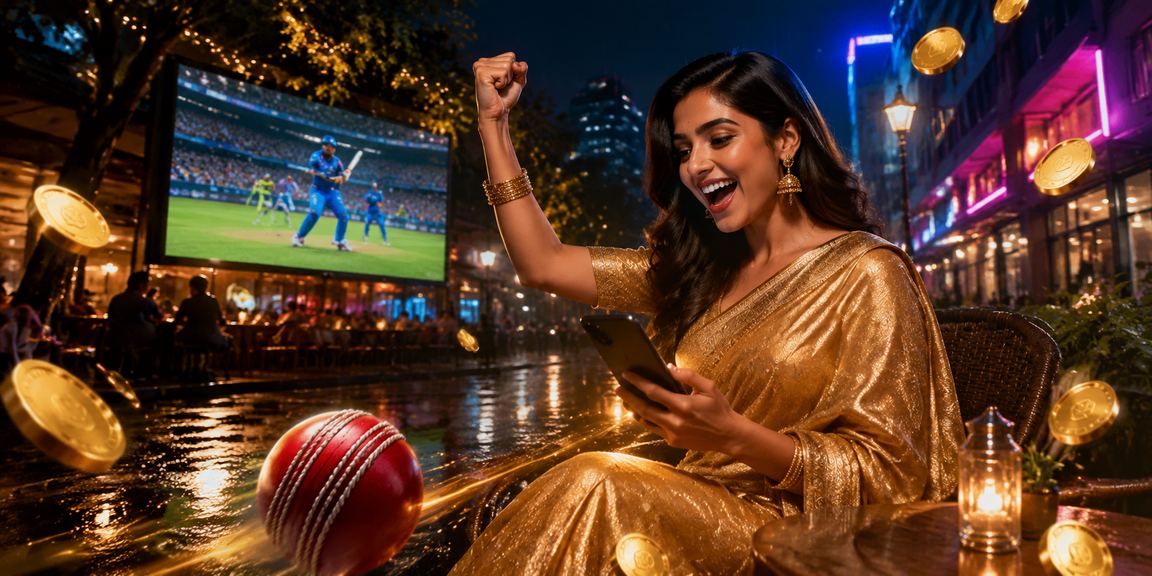 ঢাকায় মোবাইলে cricket বেটিং করছেন একজন বাংলাদেশি নারী ব্যবহারকারী